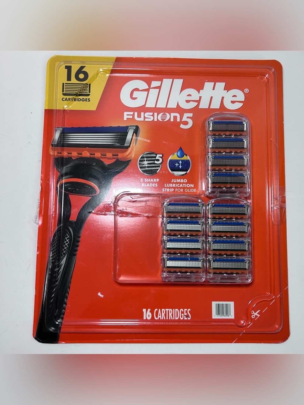 New Gillette Fusion 5 12-Pack Razor Blades